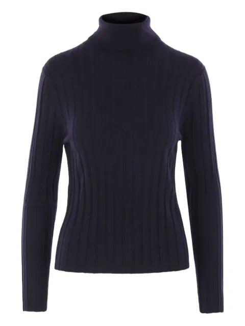 ribbed turtleneck sweater by ALLUDE