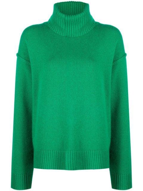 roll neck long-sleeve jumper by ALLUDE