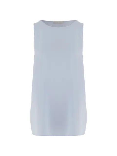 round-neck sleeveless top by ALLUDE