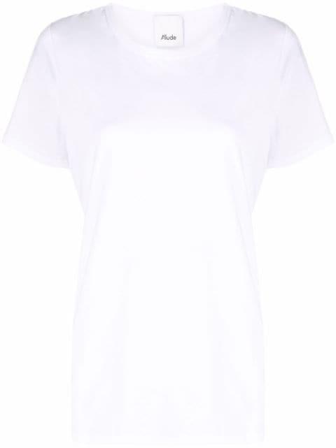 short-sleeve cotton T-shirt by ALLUDE