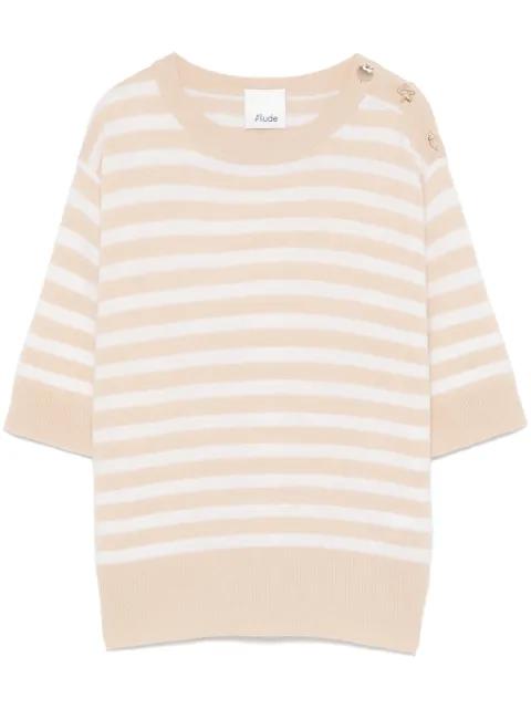 striped T-shirt by ALLUDE