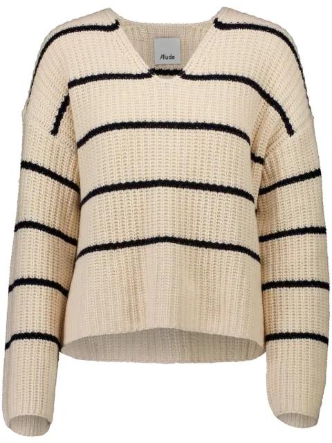 striped sweater by ALLUDE