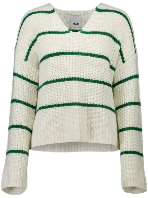 striped sweater by ALLUDE