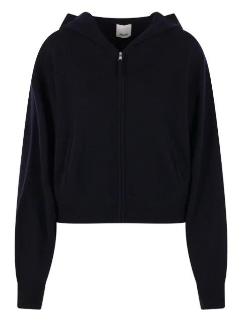 zip-fastening hoodie by ALLUDE