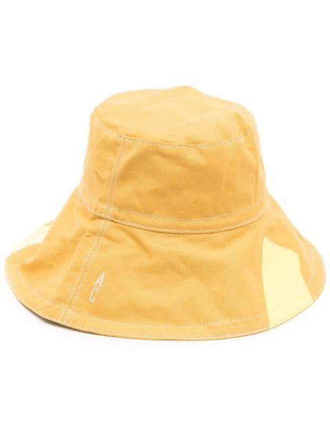 Shade stripe-print bucket hat by ALLY CAPELLINO