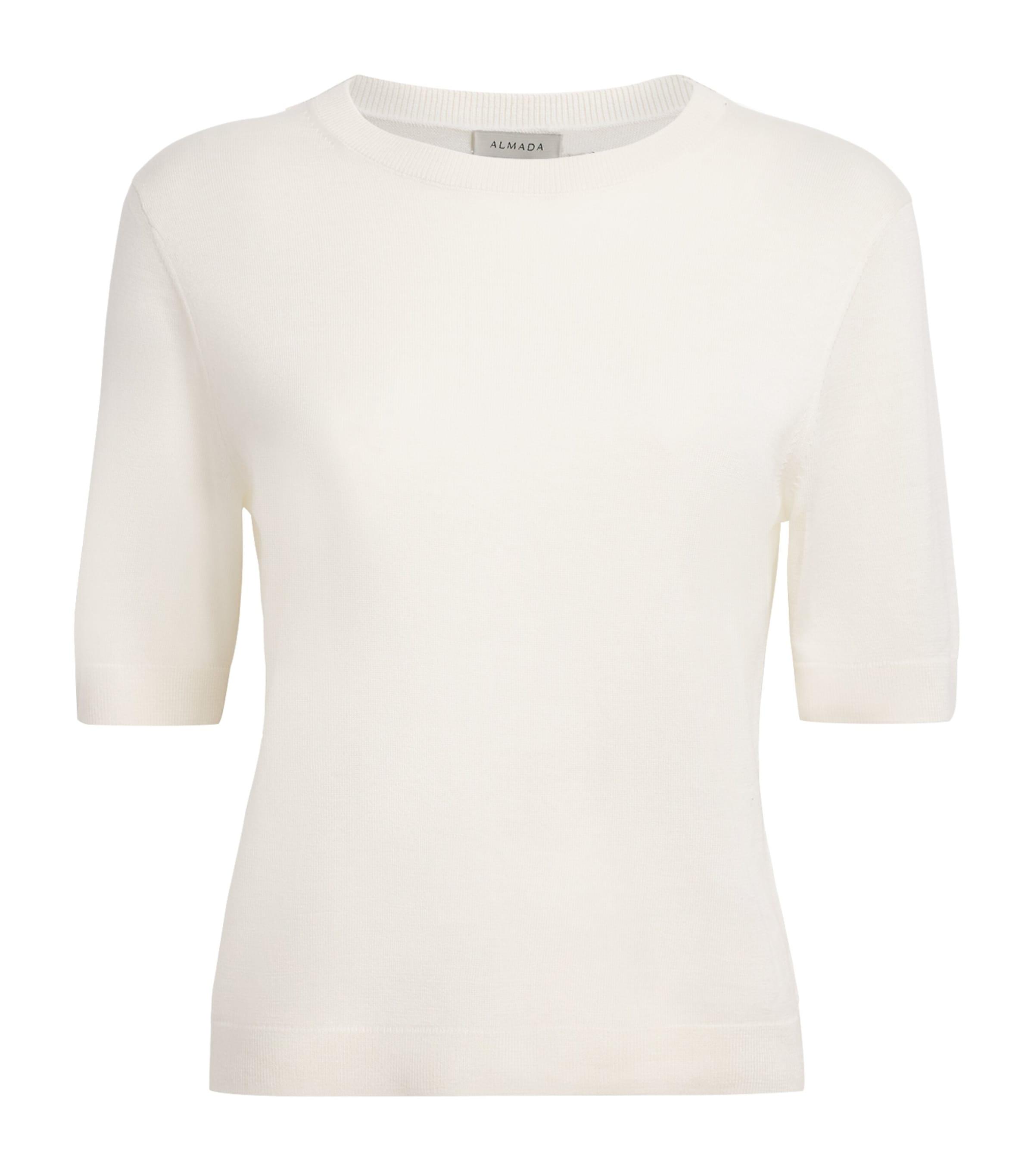 Almada Label Wool-Silk-Cashmere Paloma T-Shirt by ALMADA LABEL