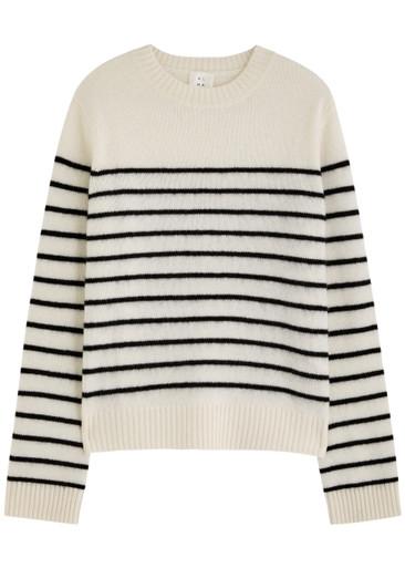 Rae striped-intarsia cashmere jumper by ALMADA LABEL Rae striped-intarsia cashmere jumper by ALMADA LABEL