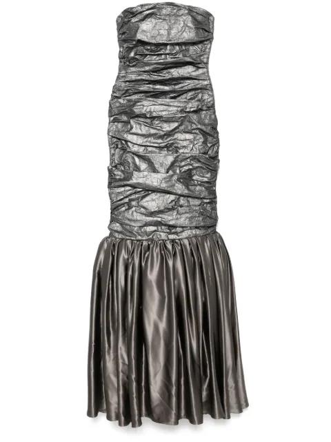 Metal Siren gown by ALMAZ