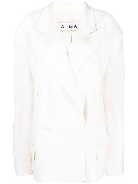 OV double-breasted oversized tuxedo blazer by ALMAZ
