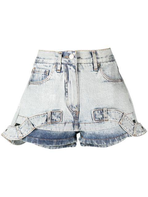 Skirtpant layered mini skirt by ALMAZ