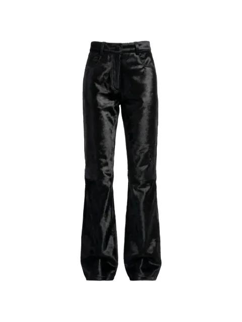 Troublemaker hook-and-eye trousers by ALMAZ