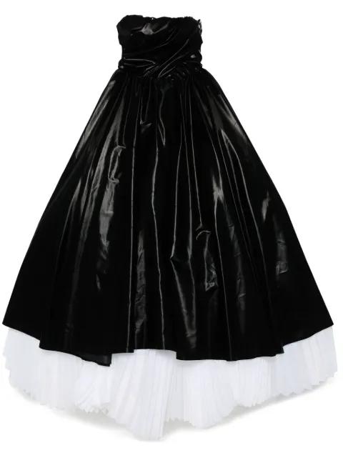 bandeau-style ball gown by ALMAZ