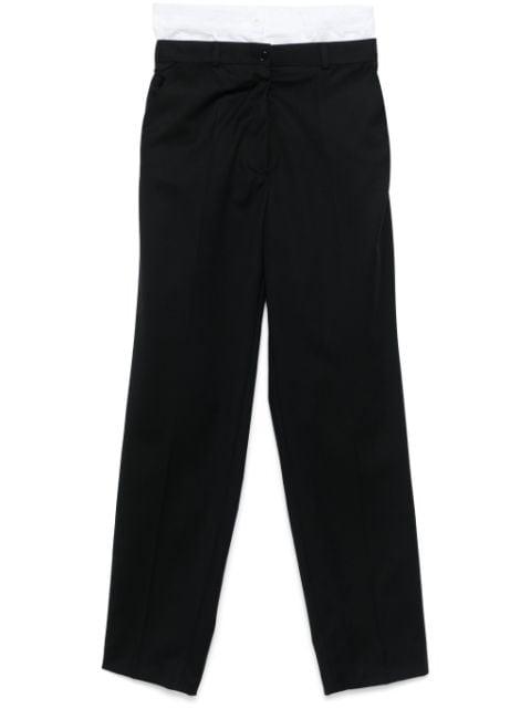 double-waist trousers by ALMAZ