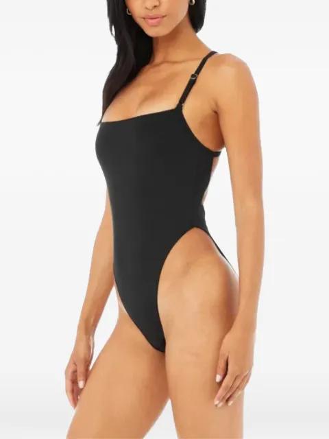 Thrill Seeking crisscross-back bodysuit by ALO YOGA
