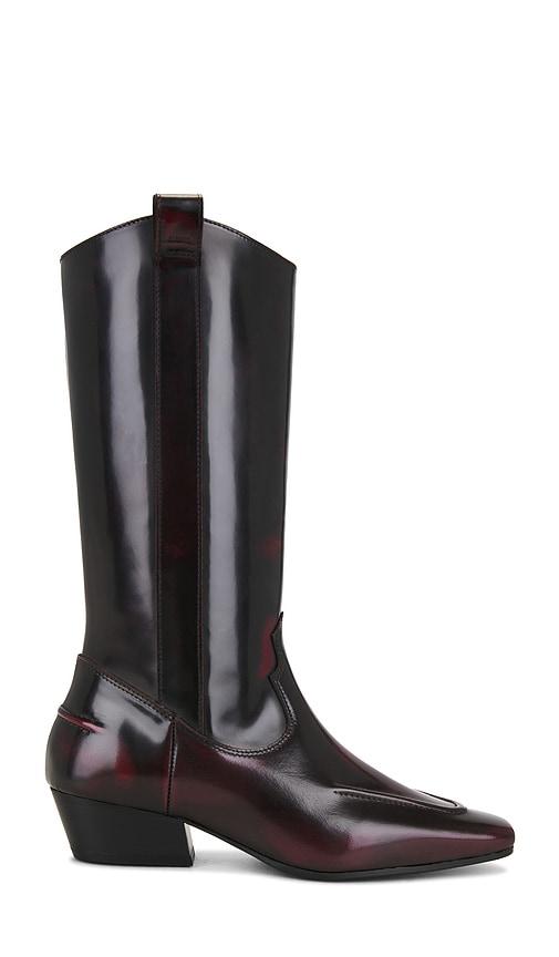 ALOHAS Chase Boot in Burgundy by ALOHAS