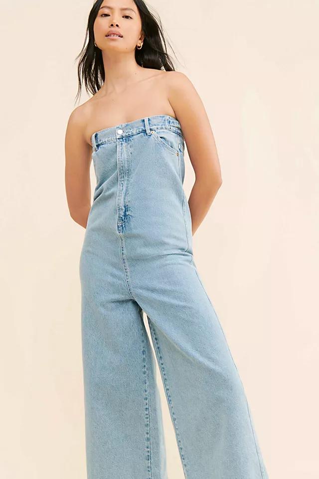 ALOHAS Lola Blue Denim Jumpsuit by ALOHAS