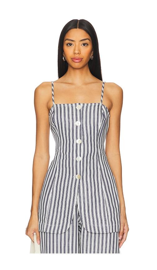 ALOHAS Nadine Top in Navy by ALOHAS