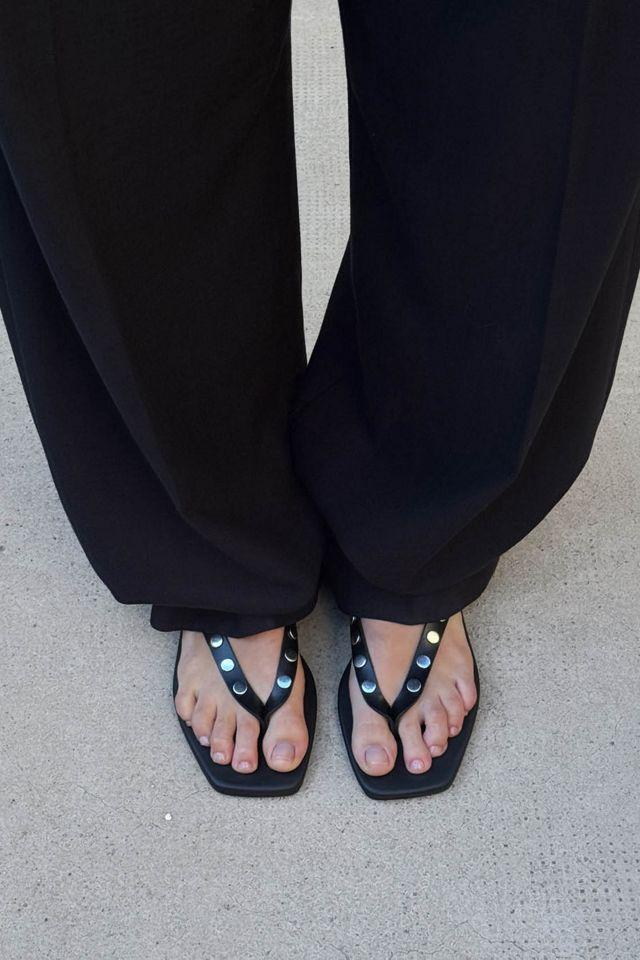 ALOHAS Ola Leather Studded Sandals by ALOHAS