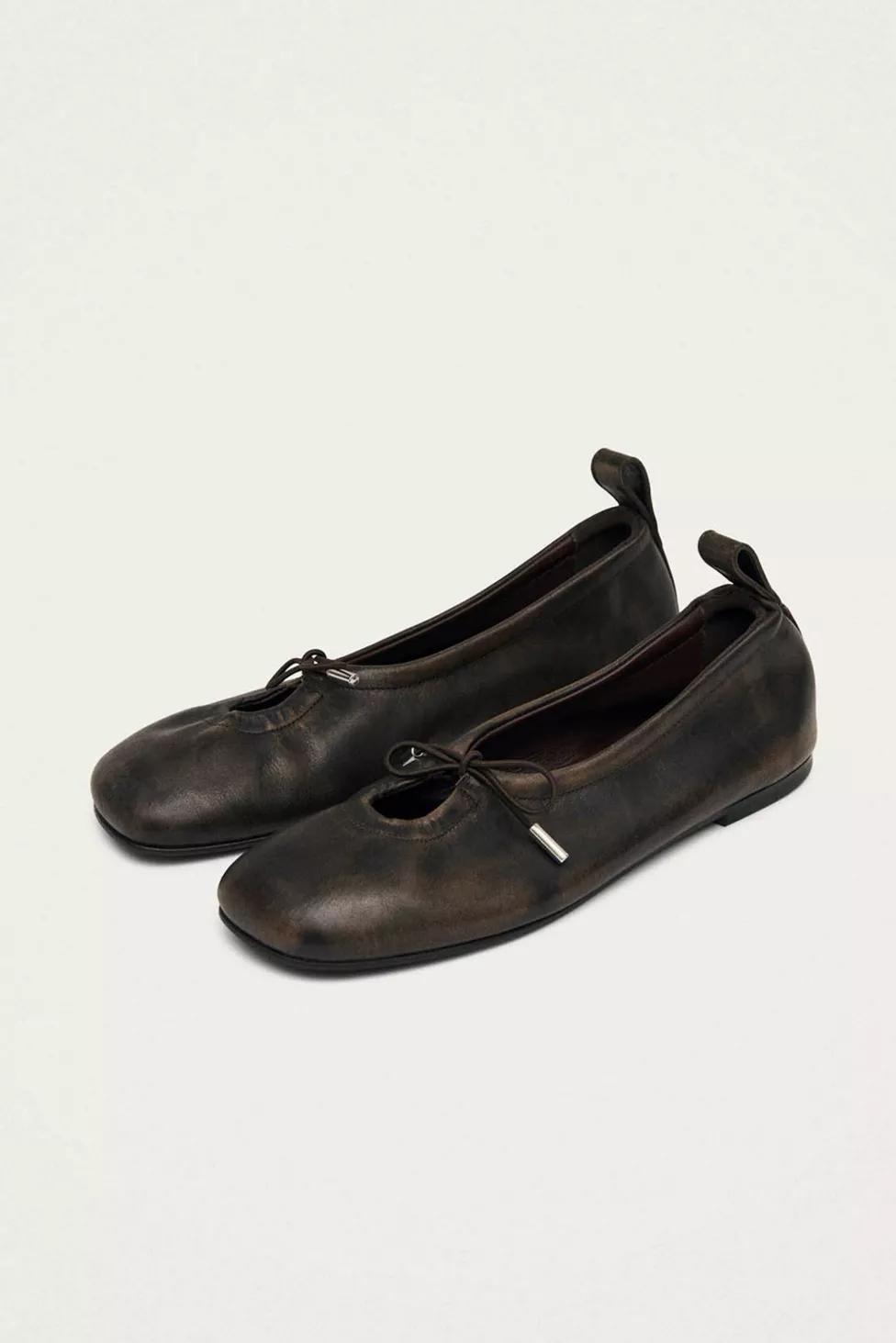 ALOHAS Rosalind Leather Ballet Flats by ALOHAS
