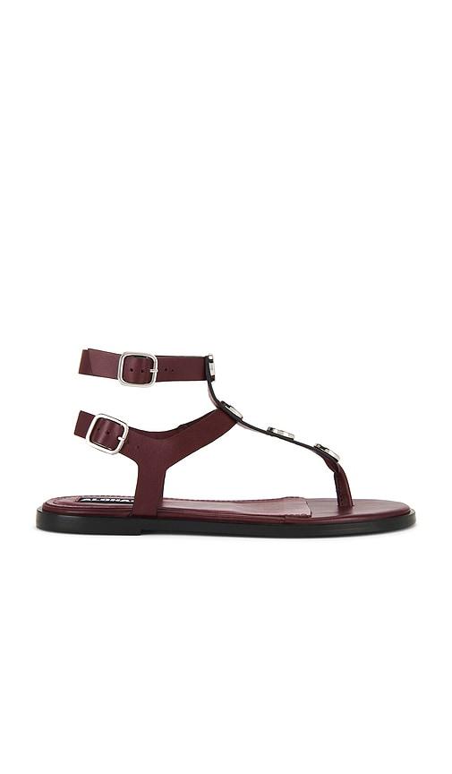 ALOHAS Xena Sandals in Burgundy by ALOHAS