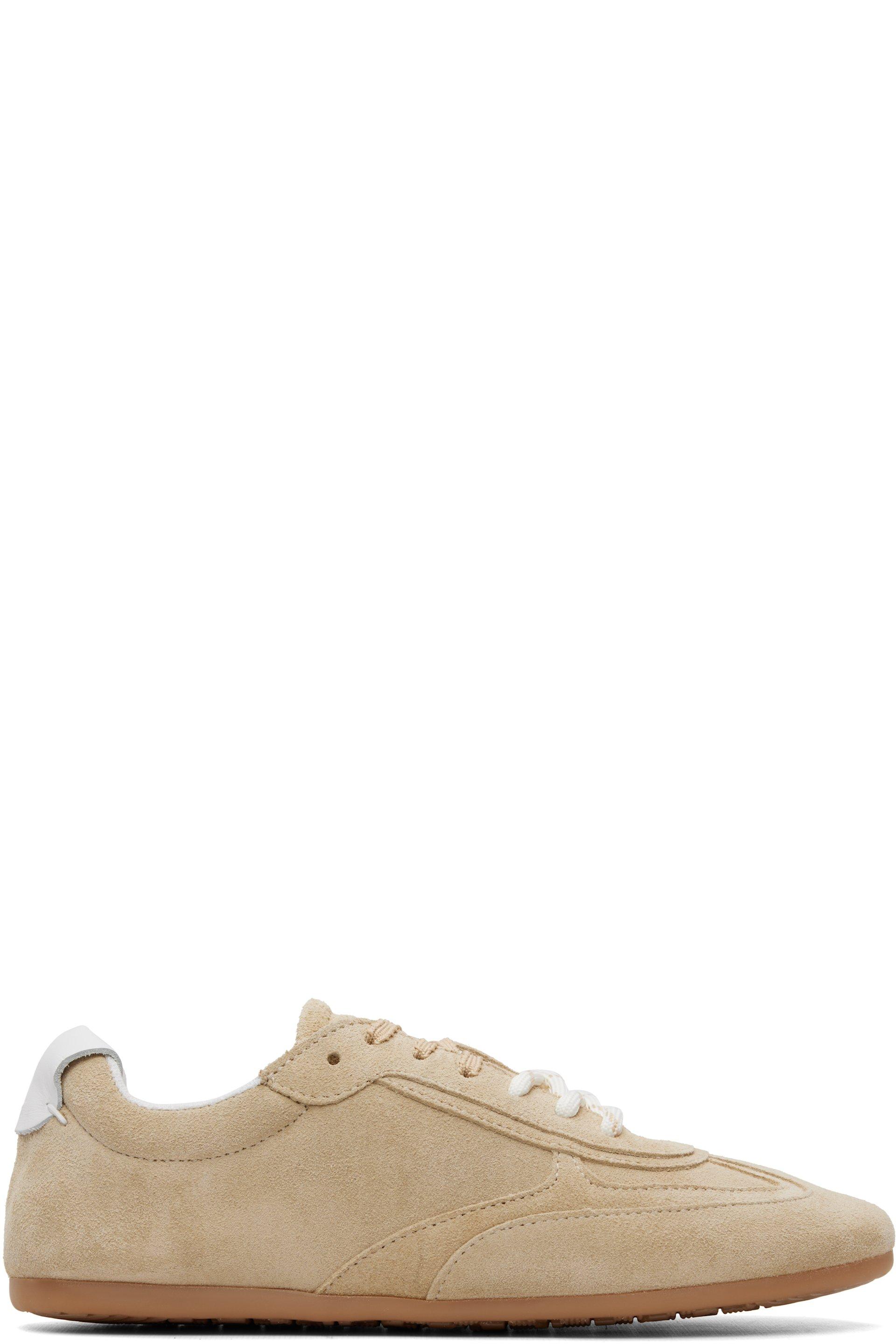 Beige Tb.24 Suede Leather Sneakers by ALOHAS