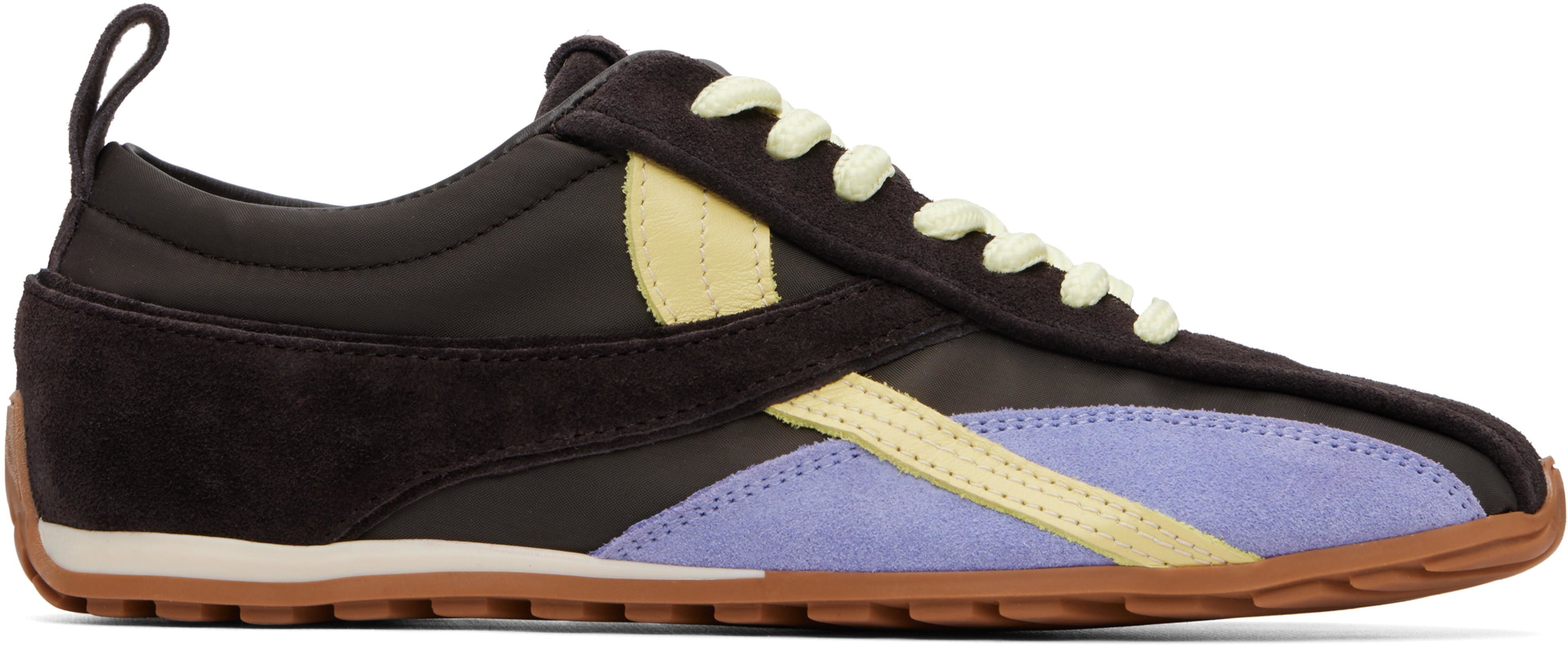 Brown Tb.304 Nylon Leather Sneakers by ALOHAS