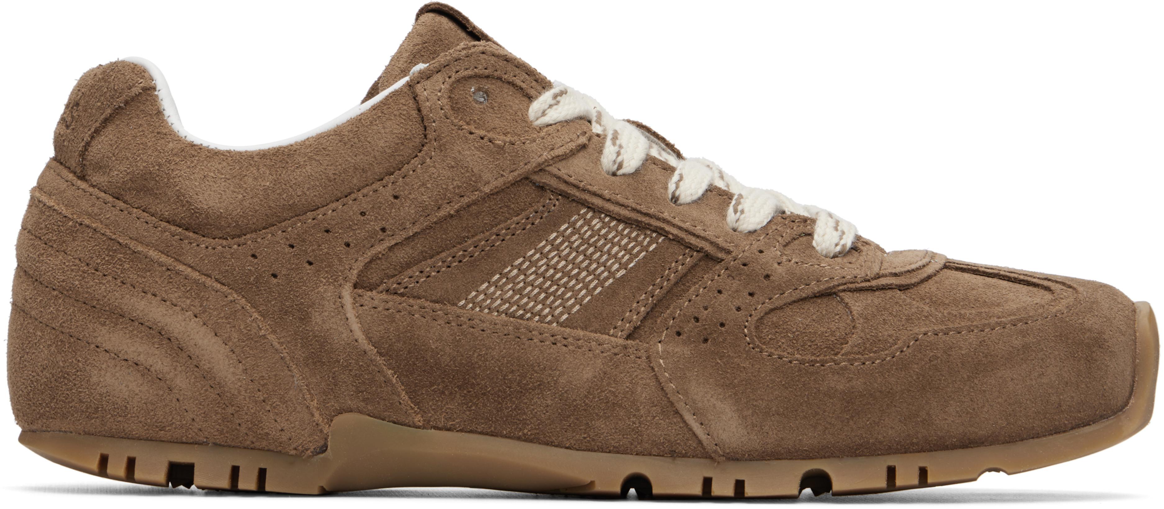 Brown Tb.56 Leather Sneakers by ALOHAS