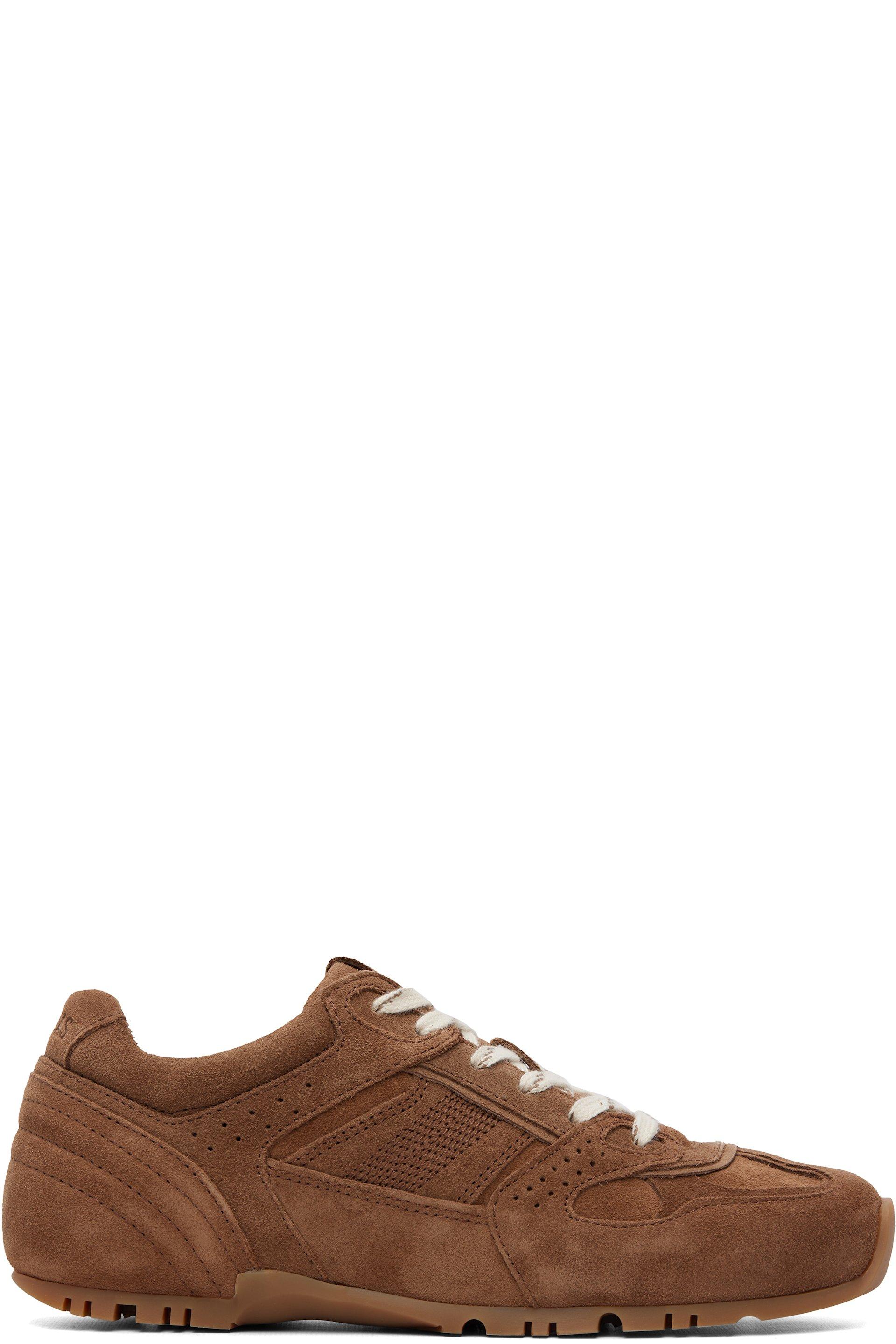 Brown Tb.56 Leather Sneakers by ALOHAS