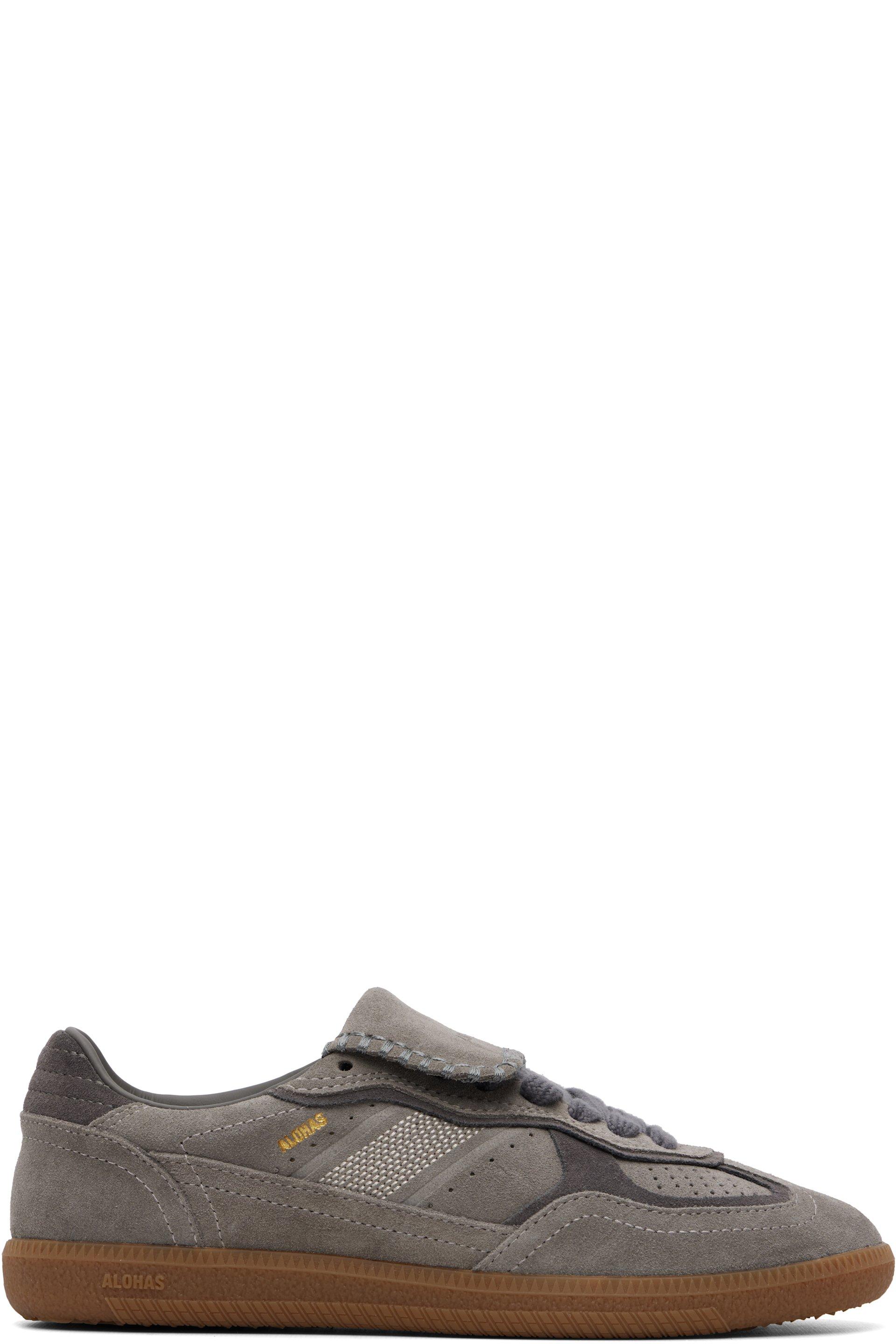 Gray Tb.490 Club Suede Leather Sneakers by ALOHAS