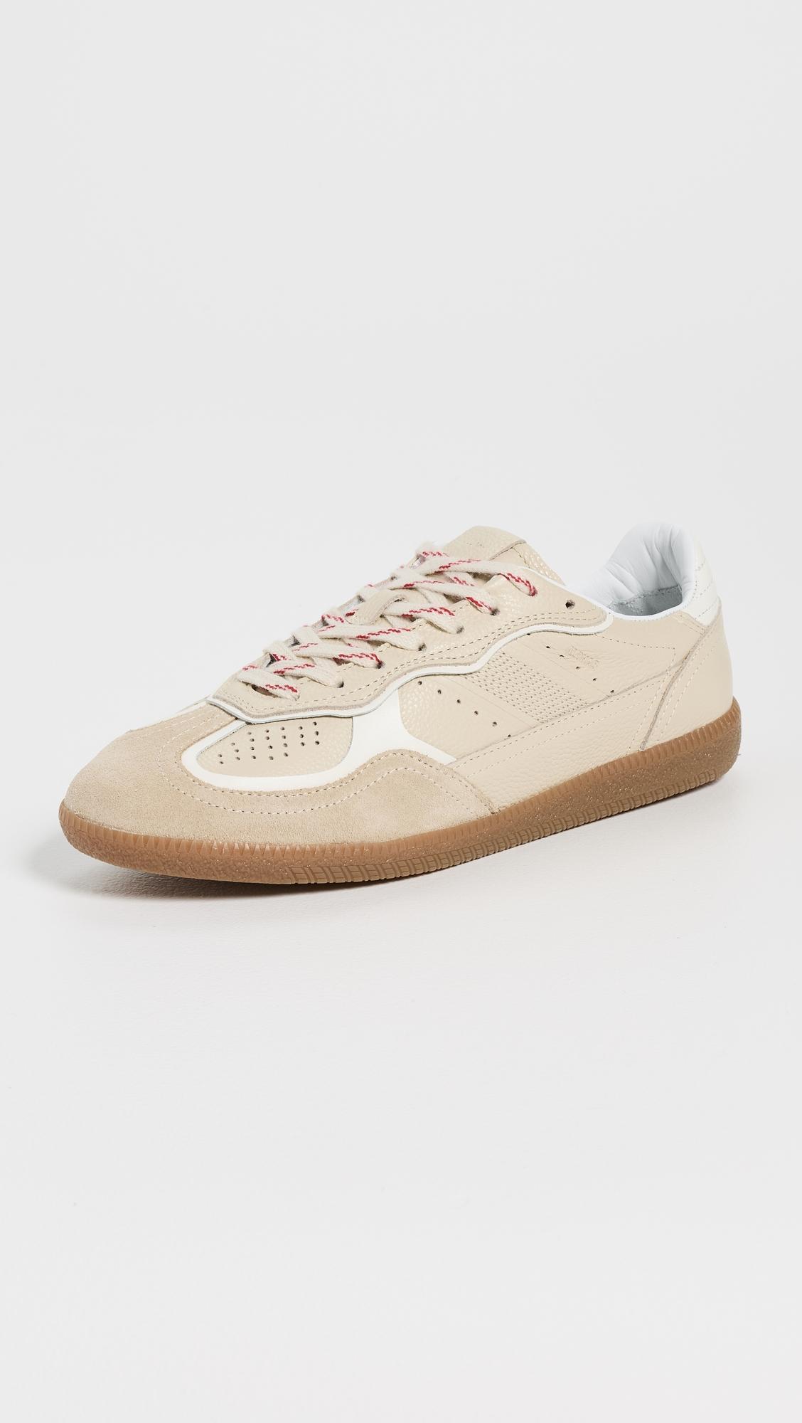 Tb.490 Rife Grain Cream Leather Sneakers by ALOHAS