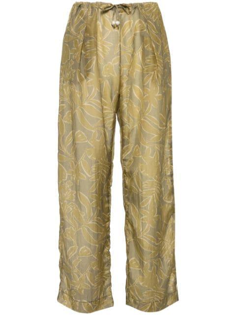 Tiki floral trousers by ALOHAS