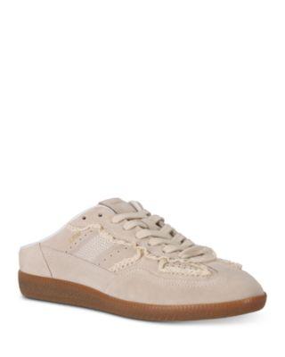 Women's TB.490 Mule Crochet Cream Leather Sneakers by ALOHAS