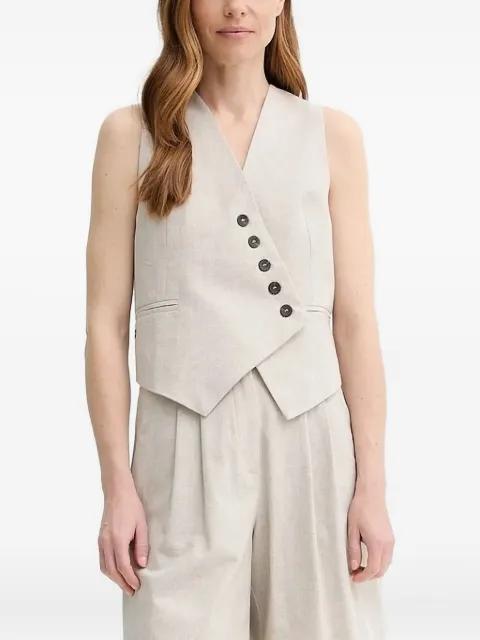 asymmetrical button top by ALOHAS