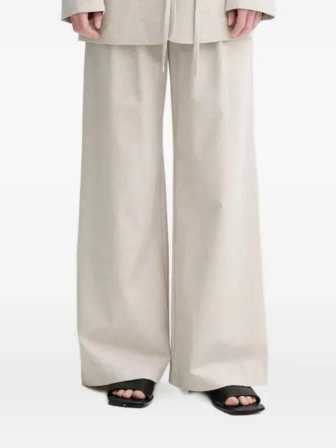 pleated palazzo pants by ALOHAS