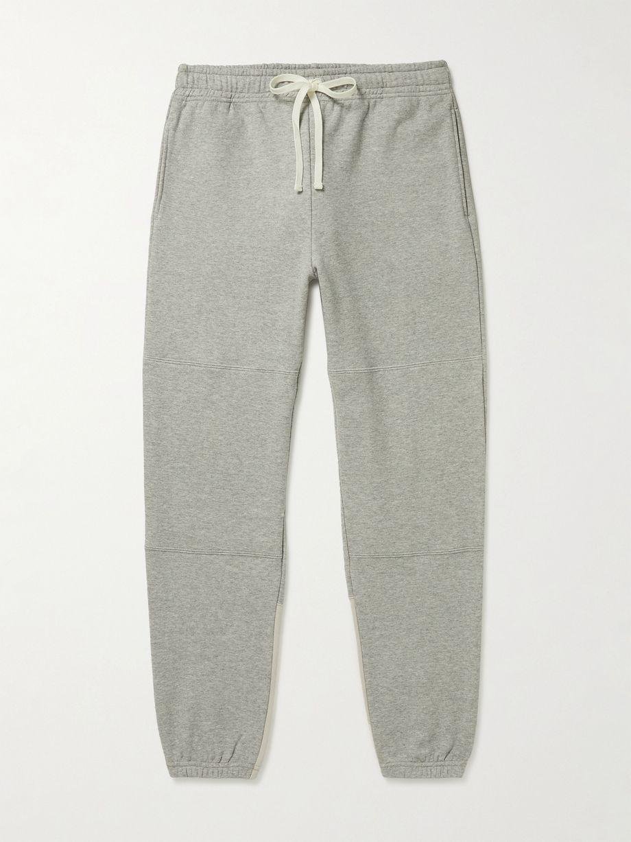 Tapered Colour-Block Cotton-Jersey Sweatpants by ALOYE
