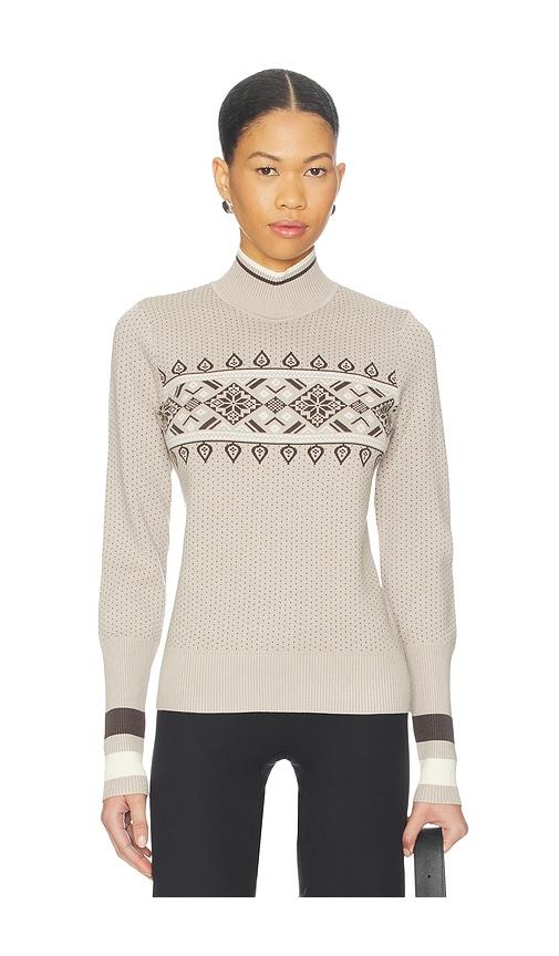 Alp N Rock Holly Mock Neck Sweater in Taupe by ALP N ROCK