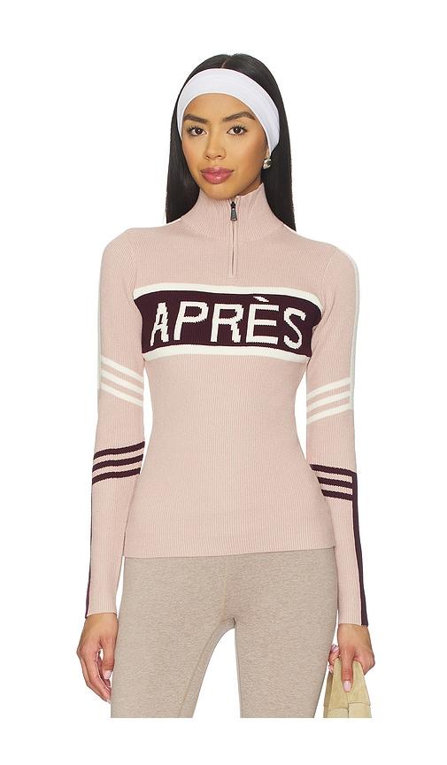Alp N Rock Kate 1/2 Zip Sweater in Blush by ALP N ROCK