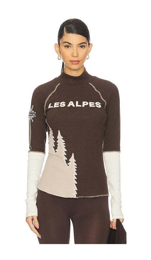 Alp N Rock Lucy Mockneck Sweater in Brown by ALP N ROCK
