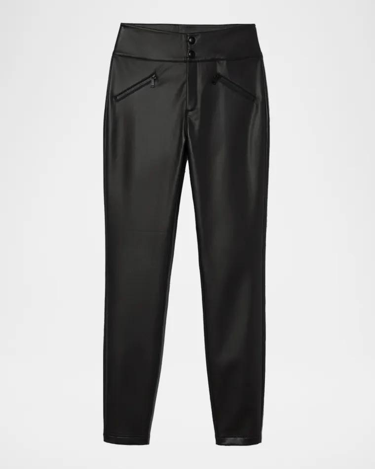 Geneva Faux Leather Techno Pants by ALP N ROCK