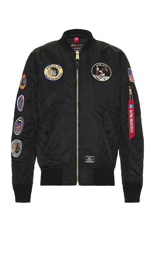 ALPHA INDUSTRIES L-2B Apollo Gen II Flight Jacket in Black by ALPHA INDUSTRIES
