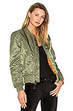ALPHA INDUSTRIES MA-1 W Bomber in Green by ALPHA INDUSTRIES