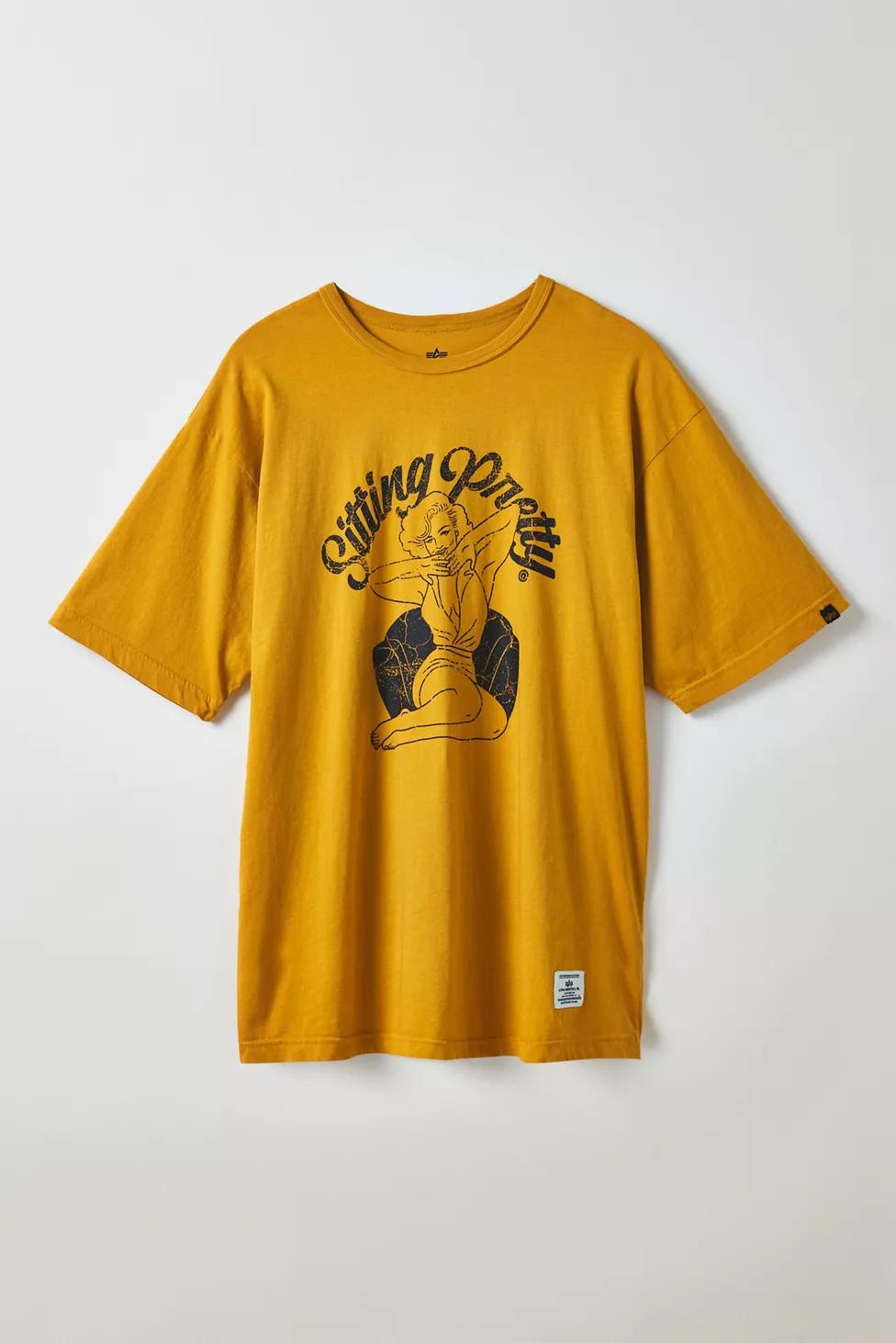 Alpha Industries Sitting Pretty Graphic Tee by ALPHA INDUSTRIES