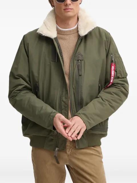DA-3 faux fur-collar jacket by ALPHA INDUSTRIES