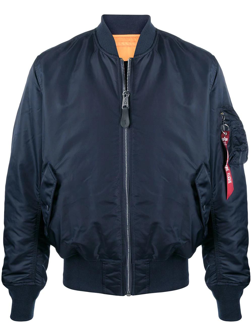 MA-1 Heritage zip-up bomber jacket by ALPHA INDUSTRIES