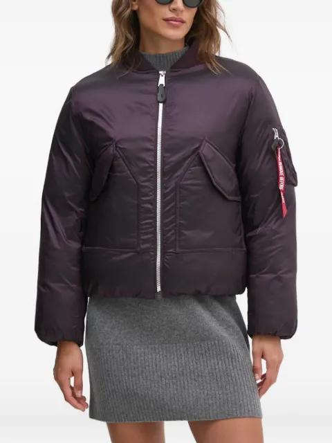 MA-1 zip pocket bomber jacket by ALPHA INDUSTRIES
