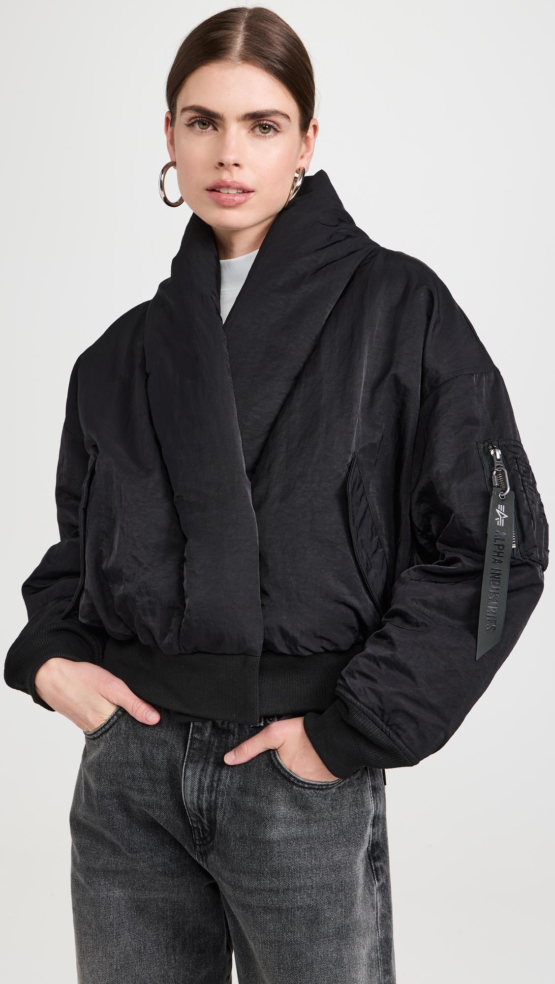 Shawl Collar Flight Jacket by ALPHA INDUSTRIES