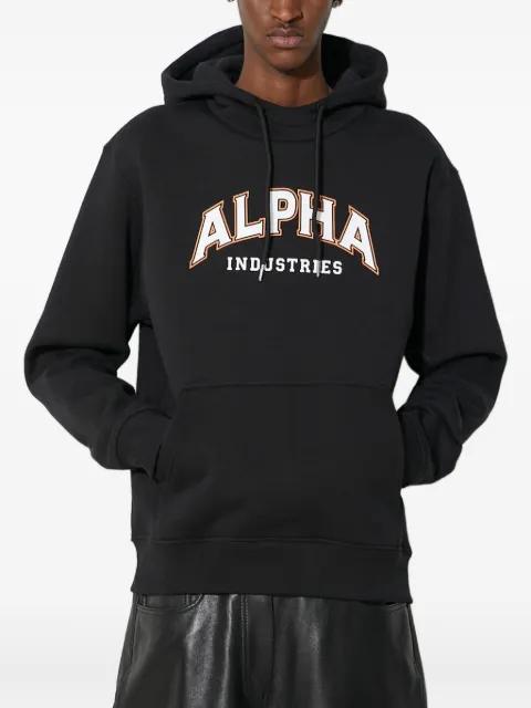 arch-logo hoodie by ALPHA INDUSTRIES