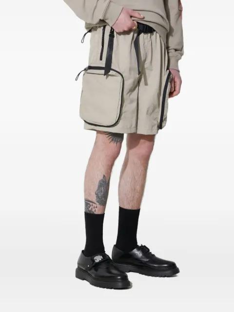 belted cargo shorts by ALPHA INDUSTRIES
