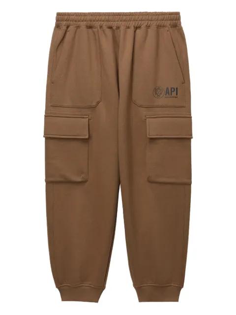 cargo-pocket track pants by ALPHA INDUSTRIES