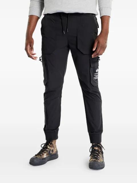 cargo-pocket track pants by ALPHA INDUSTRIES